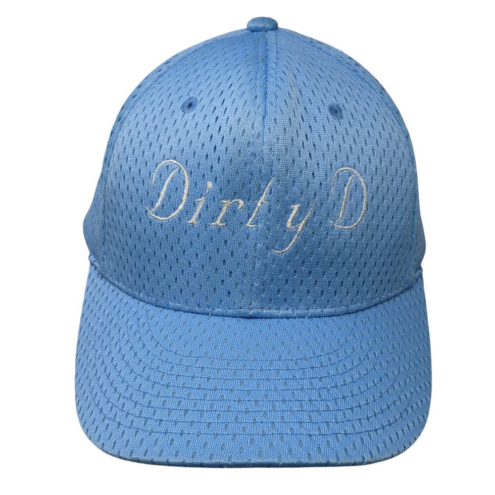 Dirty D Strapback Baseball Cap Blue One Size Adjustable Embroidered Magic